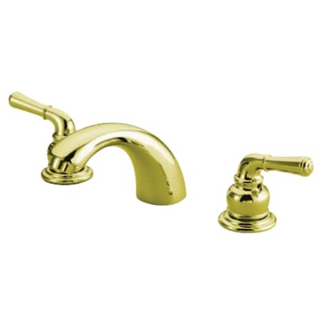 Kingston Brass KB952 Magellan Mini-Widespread Bathroom Faucet, Polished Brass KB952